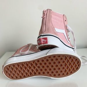Girls Pink High-top Vans